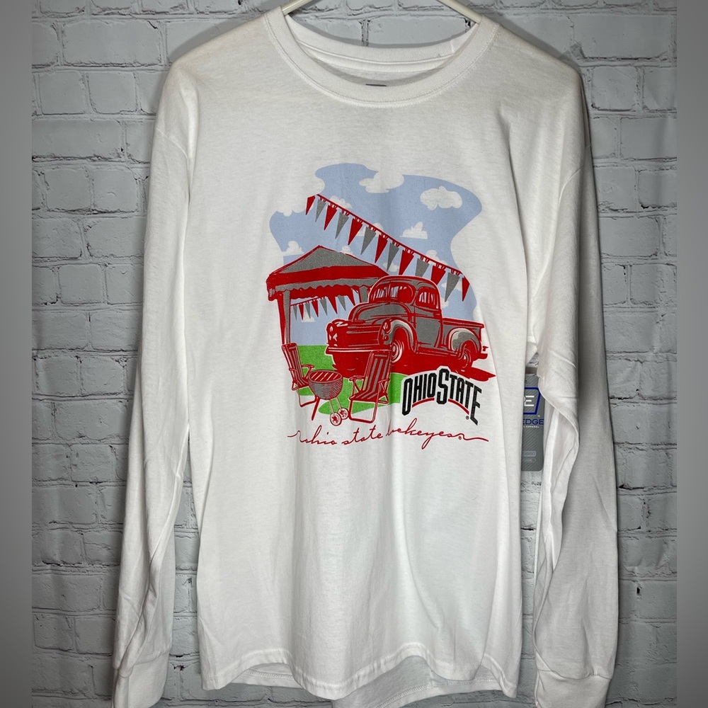 Ohio State Mens Long Sleeve Shirt OSU Buckeyes T-Shirt
